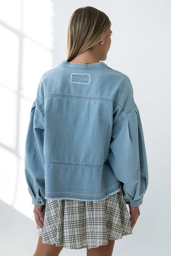 Tessa Denim Top | Böhme US