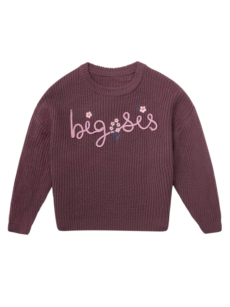 Modern Moments by Gerber Toddler Girl Affirmation Sweater, Sizes 12 Months - 5T | Walmart (US)