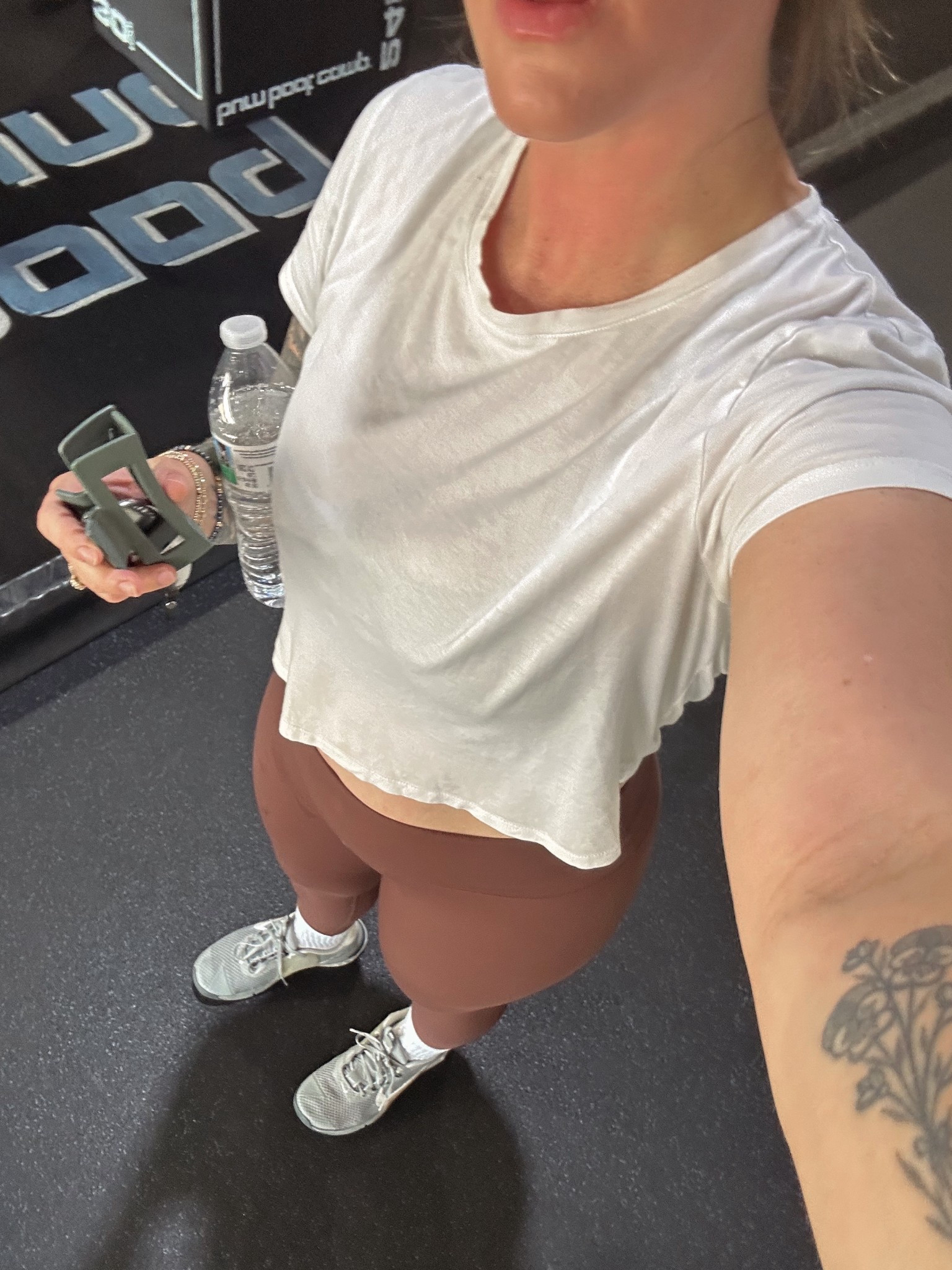 Most worn tee. Gym, errands, dressed up even! I need to get it in black + gray. 