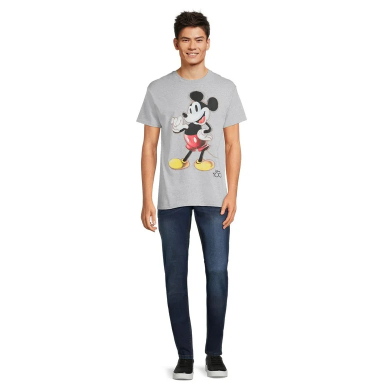 Disney Mickey Mouse Sketched Apparel, Men's Graphic Crew Neck Short Sleeve T-Shirt, Sizes S-3XL (... | Walmart (US)
