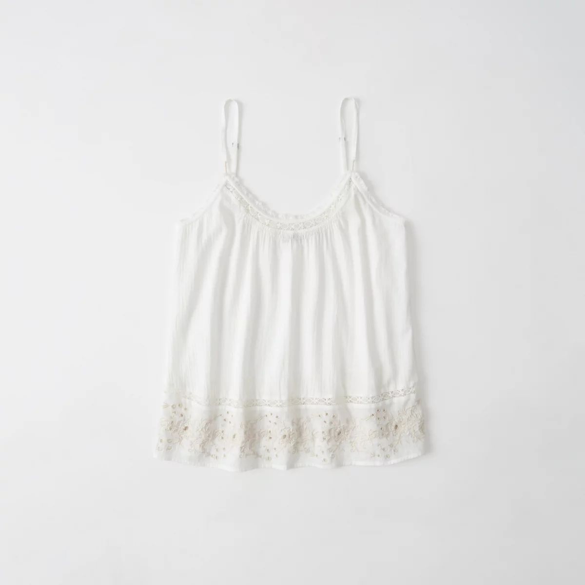 Embroidered Cami | Abercrombie & Fitch US & UK
