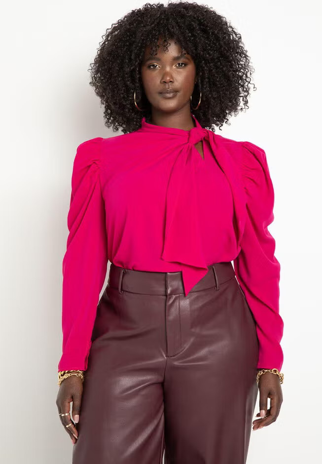 Drape Front Blouse | Eloquii
