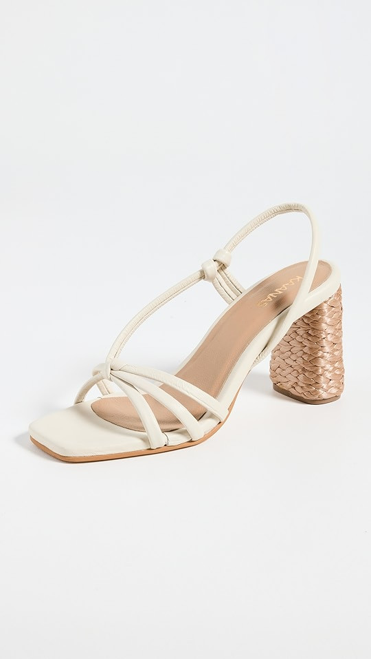 San Jose Strappy Raffia Heels | Shopbop