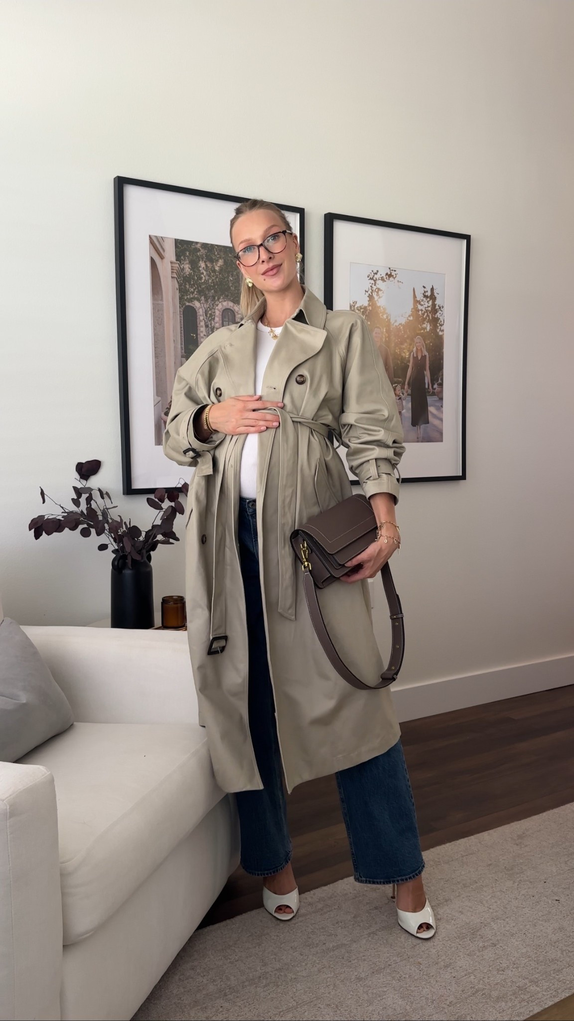 Trench coat outfit, trench coat style, fall style, bump fit, maternity outfit, bump friendly, fall outfit

#LTKFindsUnder50 #LTKFindsUnder100 #LTKSeasonal