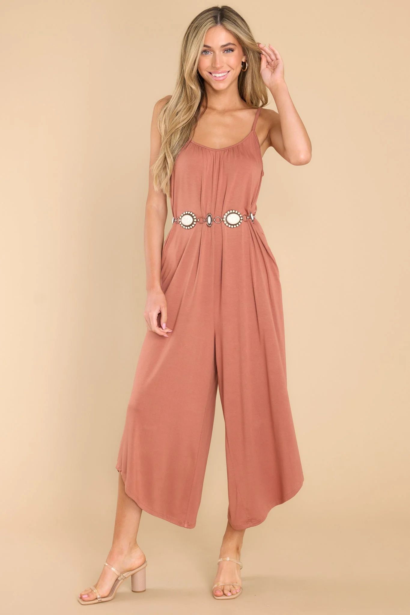 Penny Flared Jumpsuit | Red Dress 