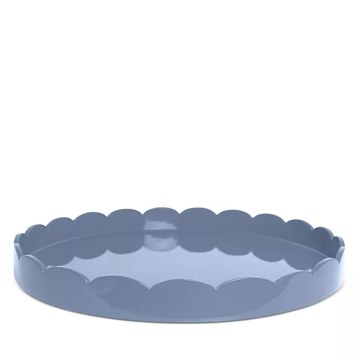 Large Lacquer Scalloped Tray, 16" Round | Bloomingdale's (US)