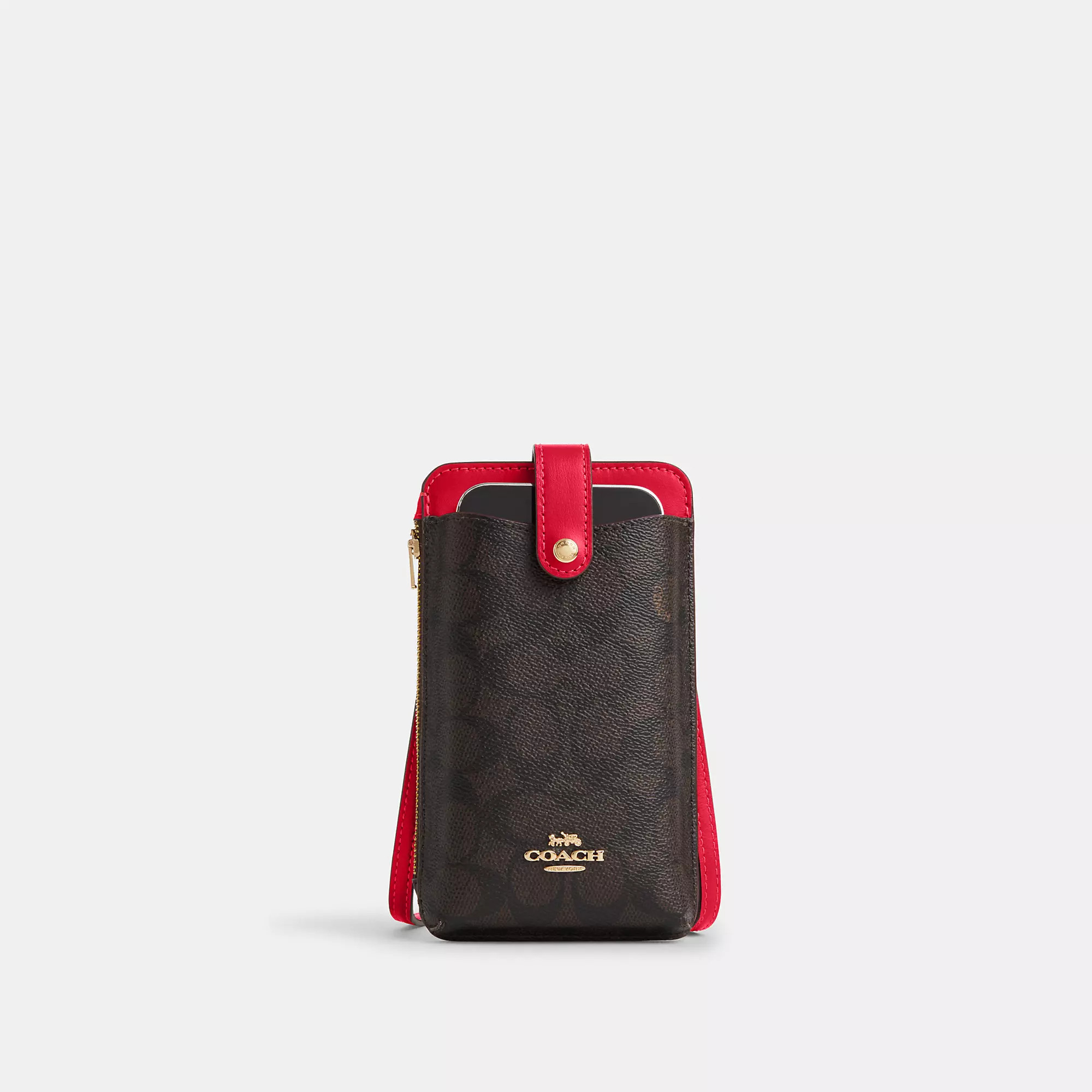 Phone Crossbody Bag In Signature Canvas | Coach Outlet CA