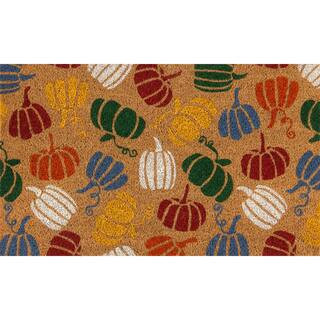 All Over Gourds 18 in. x 30 in. Coir Doormat | The Home Depot