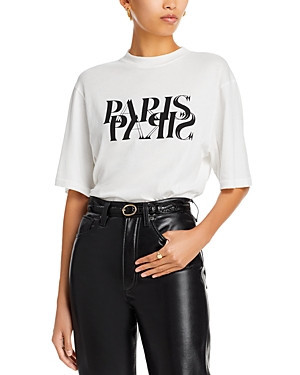 Anine Bing Avi Cotton Paris Tee | Bloomingdale's (US)