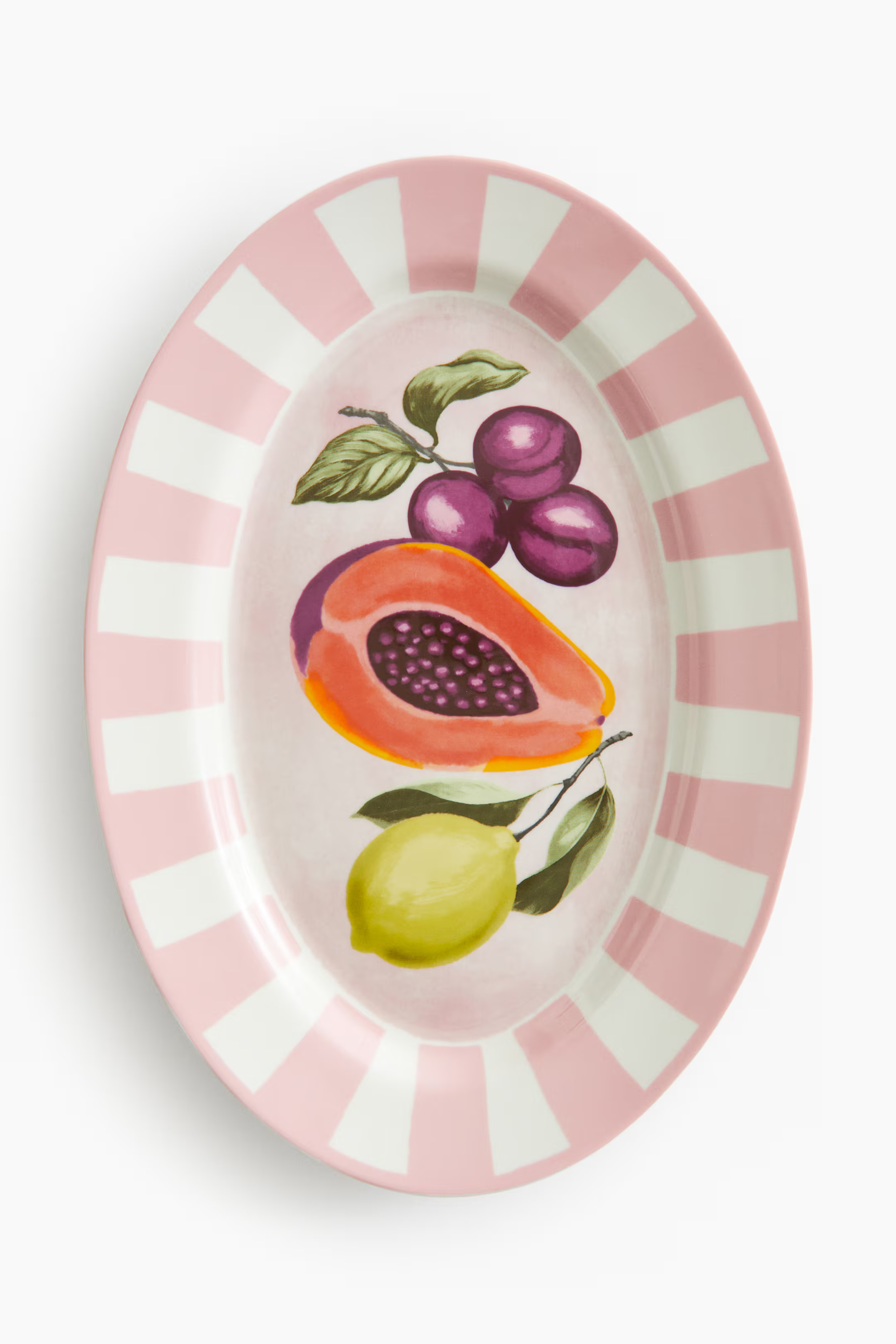 Large Serving Plate with Motif | H&M (US + CA)