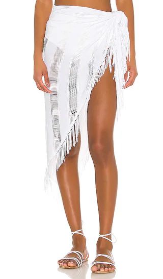 Haute Summer Long Pareo in White | Revolve Clothing (Global)