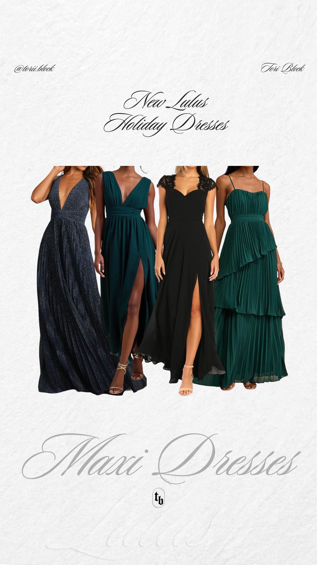 Especially Stunning Blue Sparkly Pleated Maxi Dress
Momentous Moments Black Lace Backless Maxi Dress
Jehona Emerald Green Pleated Tiered Maxi Dress
Heavenly Hues Emerald Green Maxi Dress 

 #LTKHoliday 

#LTKSeasonal #LTKMidsize