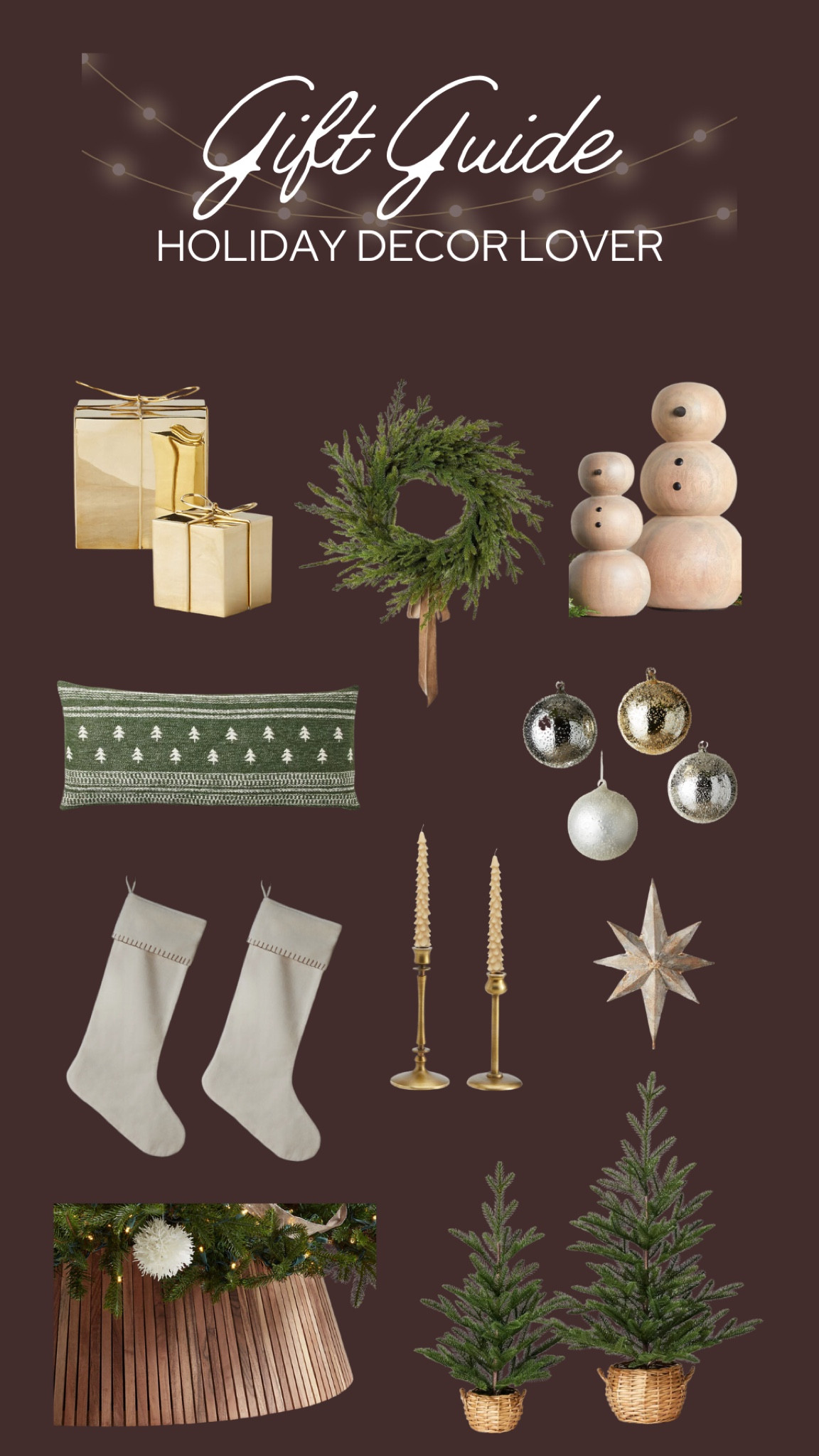 Gift guide for the holiday decor lover!

#LTKGiftGuide #LTKHoliday #LTKSeasonal