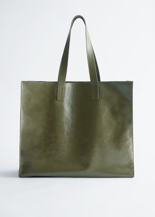 Leather Tote Bag | & Other Stories UK