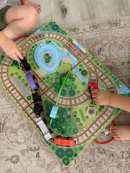 Our favorite choo choo train toy! It’s a carrying case, track and pieces all in one. We love it! 

#LTKkids #LTKfamily #LTKfindsunder50