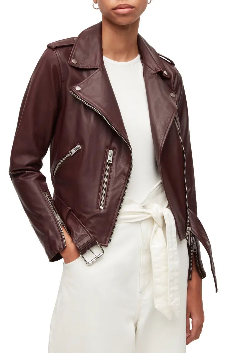 Balfern Leather Biker Jacket | Nordstrom