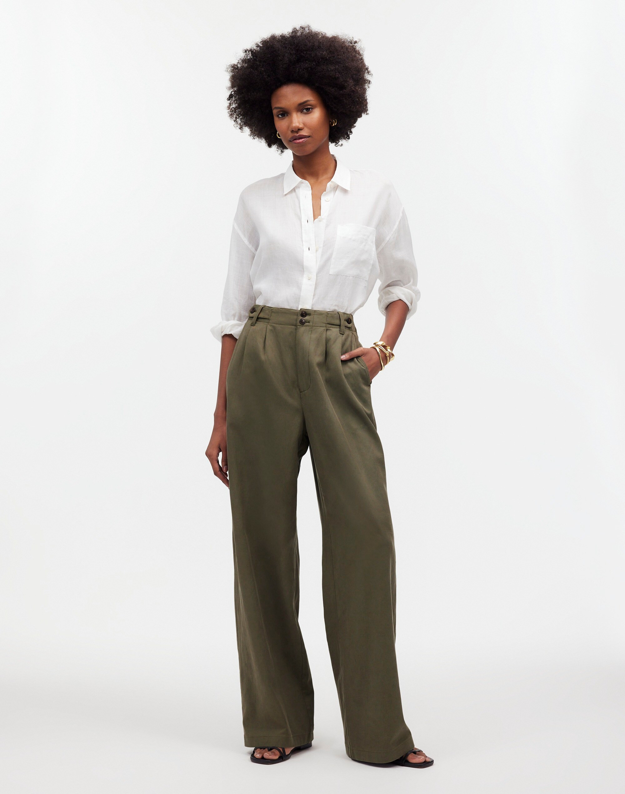 The Harlow Wide-Leg Pant | Madewell | Madewell
