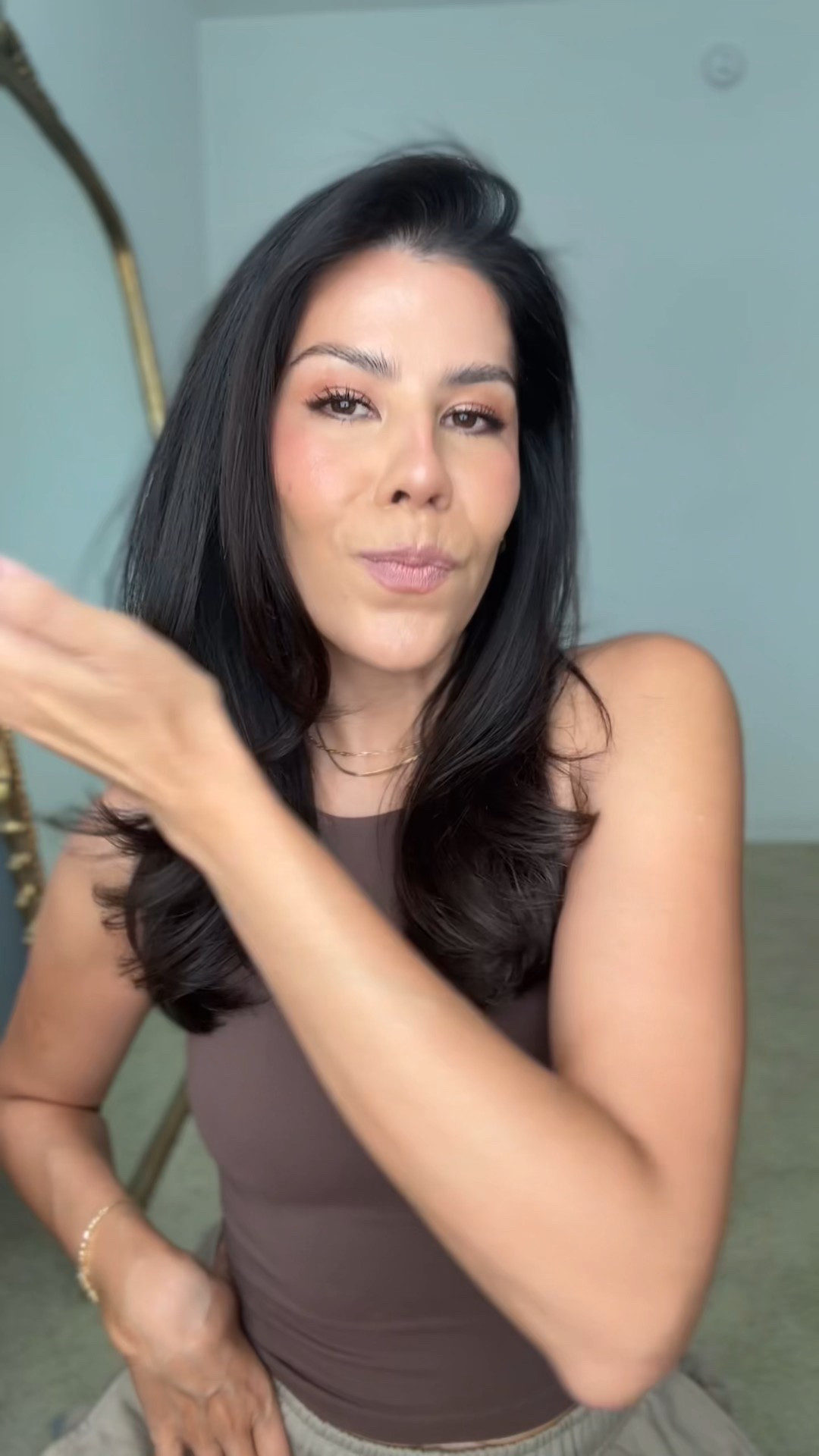 Glowy, natural, everyday makeup routine for the ladies over 40! Shades worn:
Foundation-6.5
Concealer-6.5 for face, 6.0 for under eyes 
Bronzer- Leo
Blush-She’s Blushing
Eye Shadow Palette-Pillow Talk Dreams
Brow wiz- Dark Brown
Lip liner- Pillow Talk Medium
Lipstick-Pillow Talk Fair

#LTKSaleAlert #LTKSeasonal #LTKBeauty