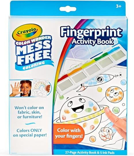 Crayola Color Wonder Mess Free Fingerprint Ink Painting Activity Set, Finger Painting Alternative... | Amazon (US)