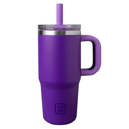 YAYA My First Travel Tumbler for Toddlers 3+ with Reusable Straw and Spill-Safe Lid, 12oz, Purple | Walmart (US)
