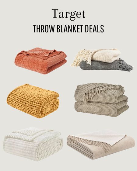 Target throw blanket deals! 

#LTKsalealert #LTKSeasonal #LTKhome