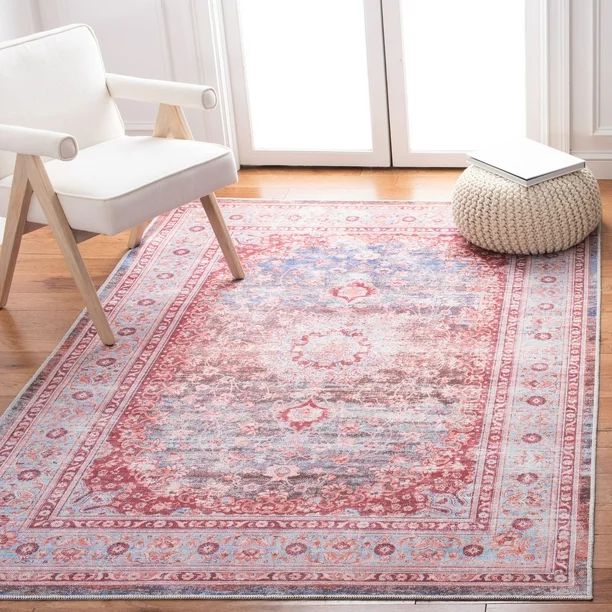 SAFAVIEH Serapi Chase Oriental Area Rug, Light Blue/Green, 4' x 6' - Walmart.com | Walmart (US)