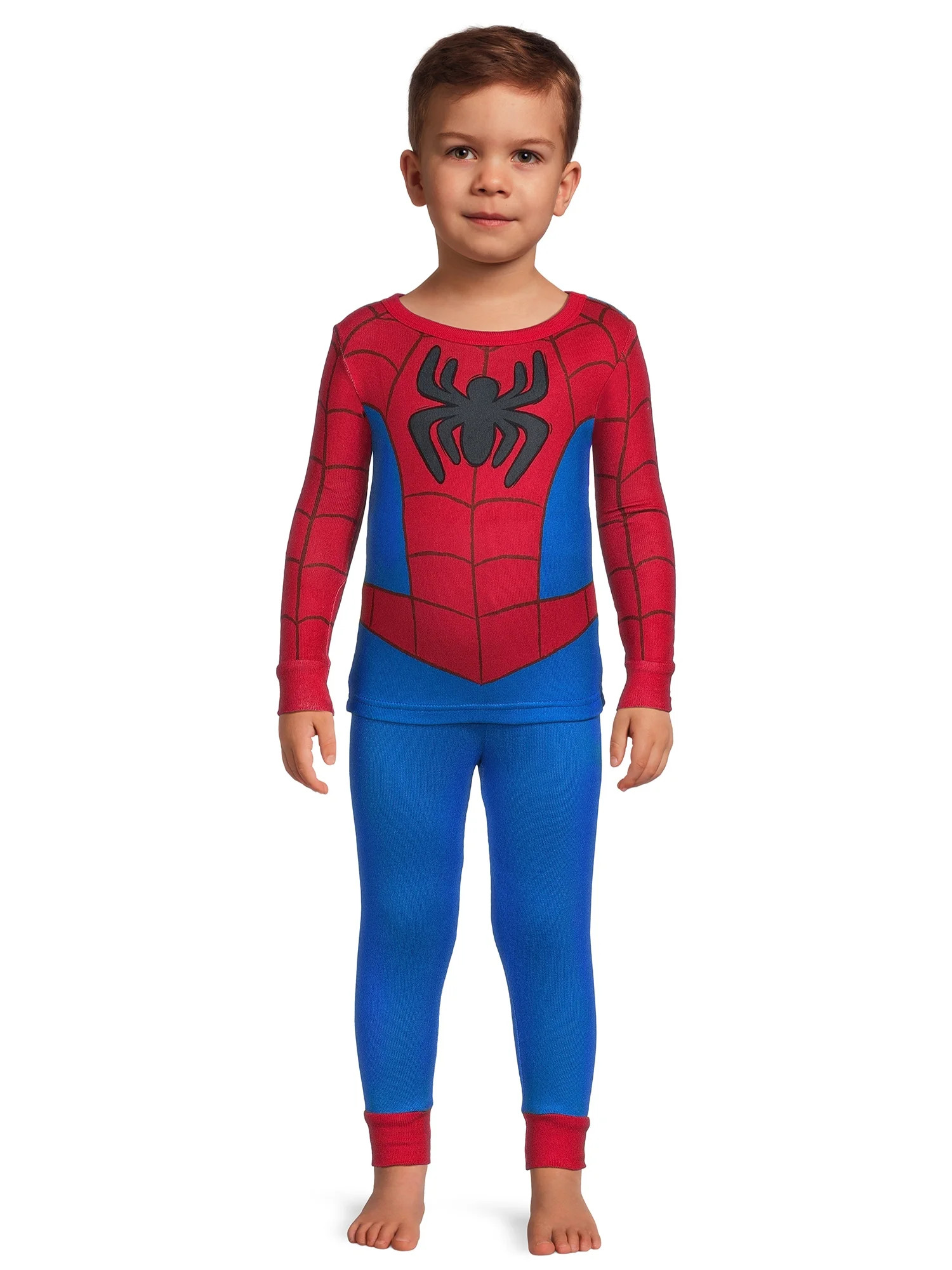 Spiderman and Friends Toddler Boy's Snug Fit Pajama Set, 2-Piece, Sizes 12M-5T | Walmart (US)