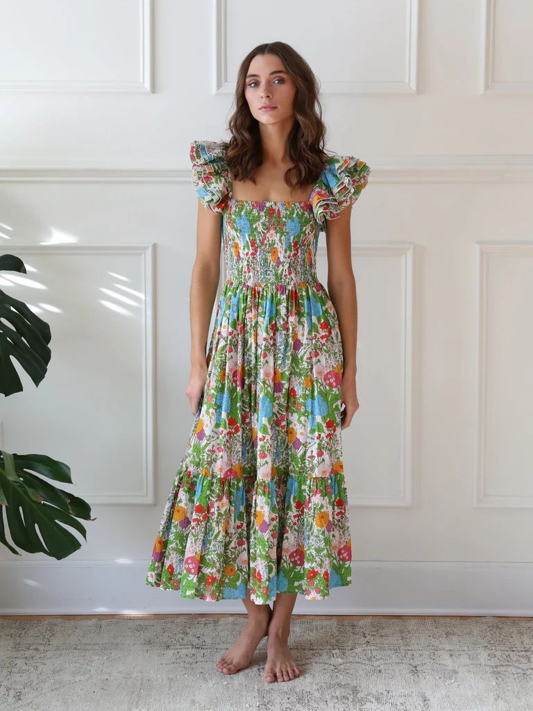 Shop Mille - Olympia Dress in Summer Garden | Mille
