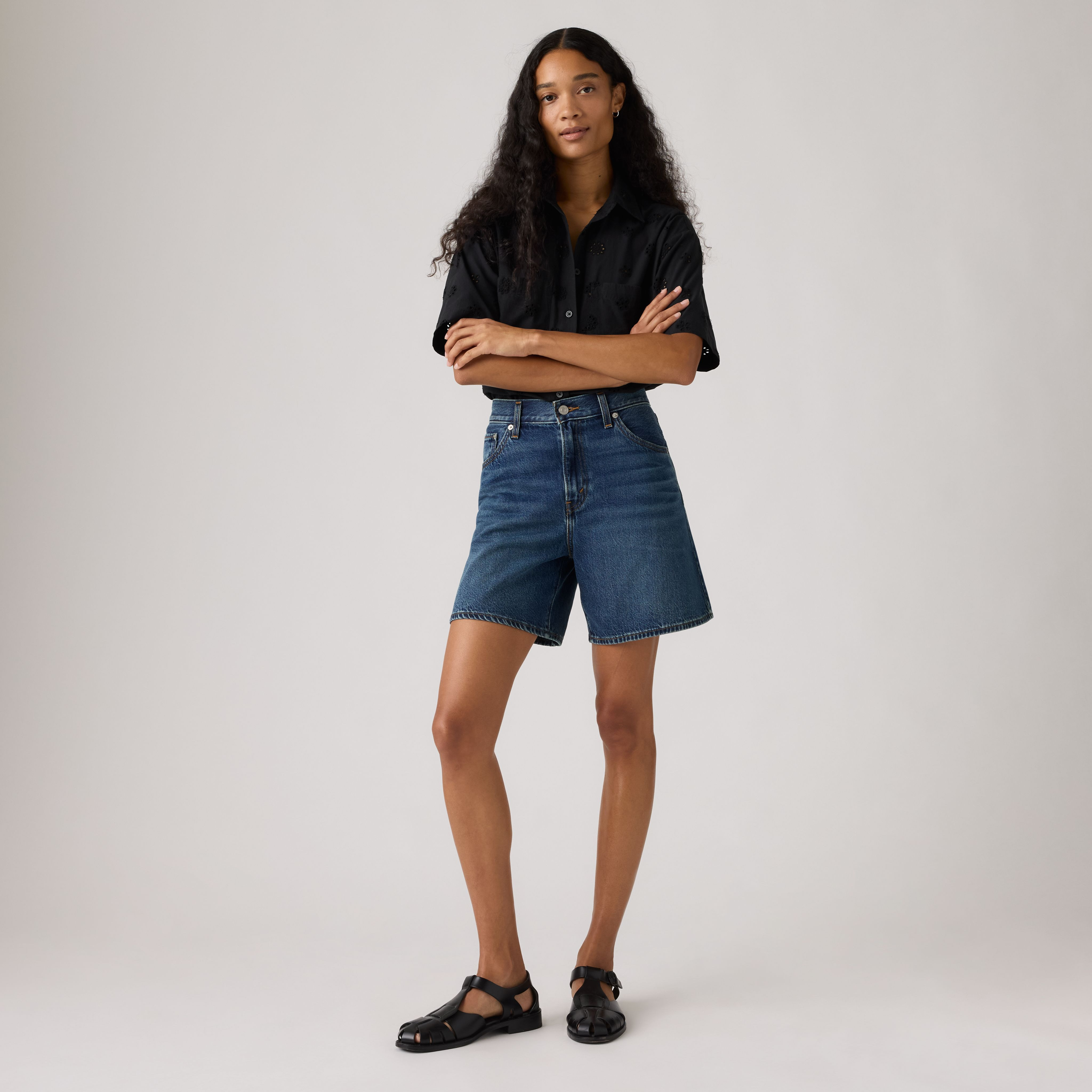 High Rise Baggy Lightweight Women's Shorts | Levi's CA