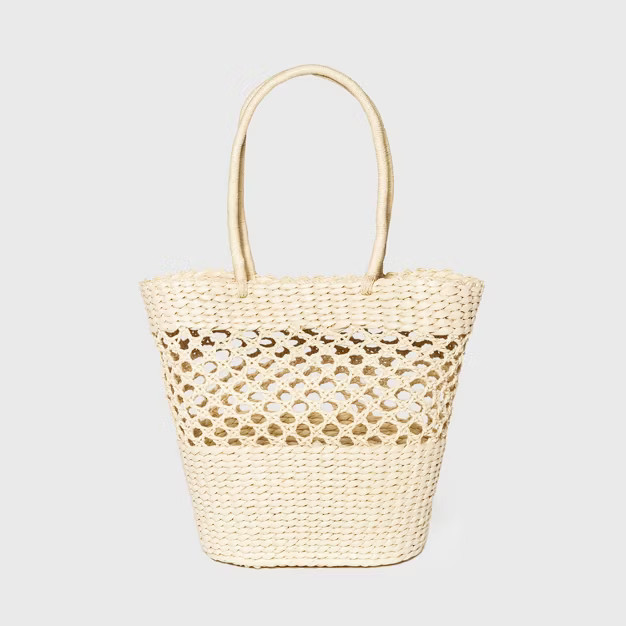 Straw Tote Handbag - Shade & Shore™ | Target