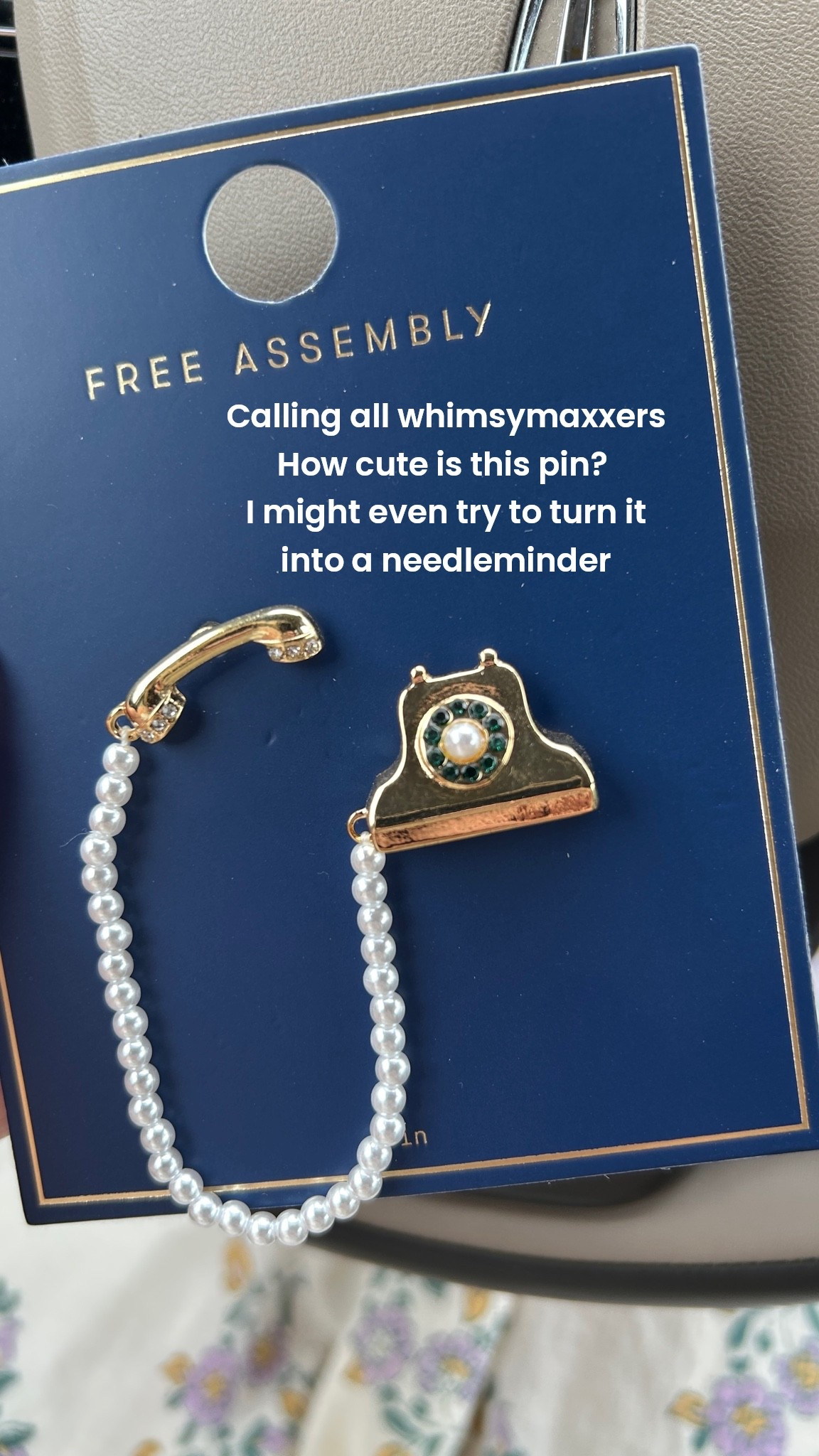 The cutest pun for whimsymaxxers, would make the cutest addition to a needlepoint canvas.

I might even turn it into a needleminder. Too cute not to share.

#LTKHome #LTKOver40 #LTKSeasonal