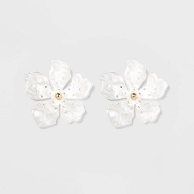SUGARFIX by BaubleBar Resin Flower Drop Earrings | Target