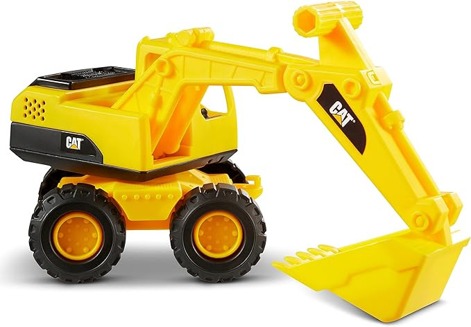 Cat Construction 15" Toy Excavator , Yellow | Amazon (US)