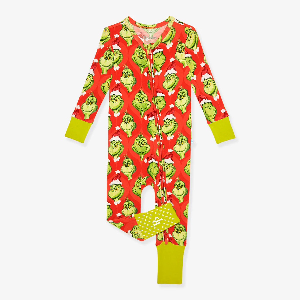 Red Baby Convertible Sleeper | Dr. Seuss The Grinch | Posh Peanut