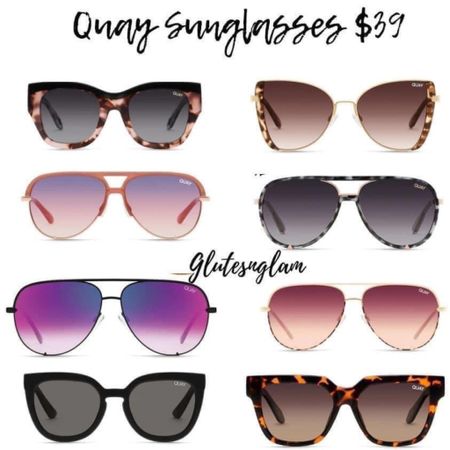 Quay sunglasses on sale under $40 

#LTKSeasonal #LTKfindsunder50 #LTKover40
