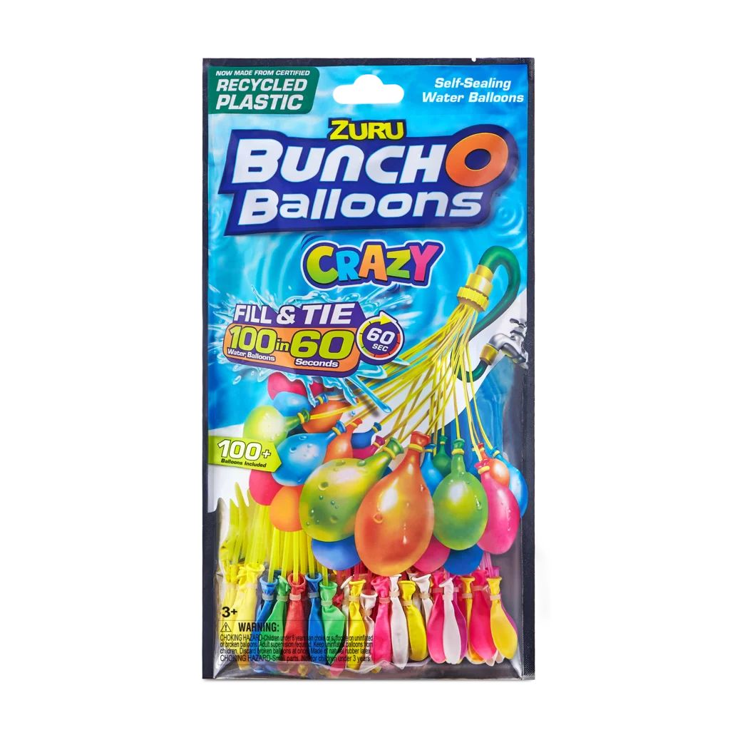 Zuru Bunch O Balloons Crazy Self-Sealing Water Balloons, 3+ (Colors May Vary) | Walmart (US)