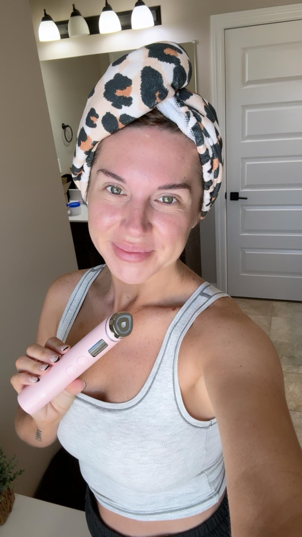 This medicube beauty massager is a game-changer for my skin. Pair it with this cute hair wrap for a stylish touch. 

 #LTKdayinmylife #LTKmomlife #LTKBeauty