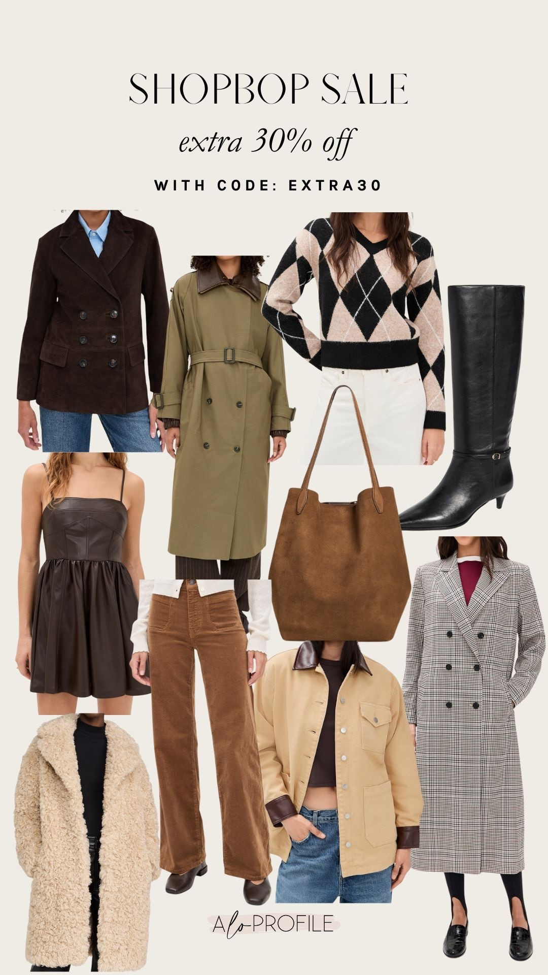 Shopbop Sale✨extra 30% off already marked down items with code: EXTRA30