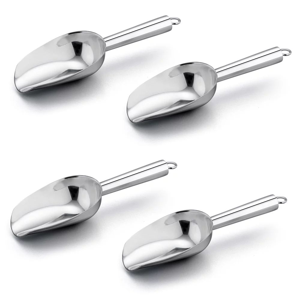 Mini Scoop, VeSteel 3 Ounce Stainless Steel Kitchen Utility Scoops, Ideal for Candy/Ice Cube/Flou... | Walmart (US)