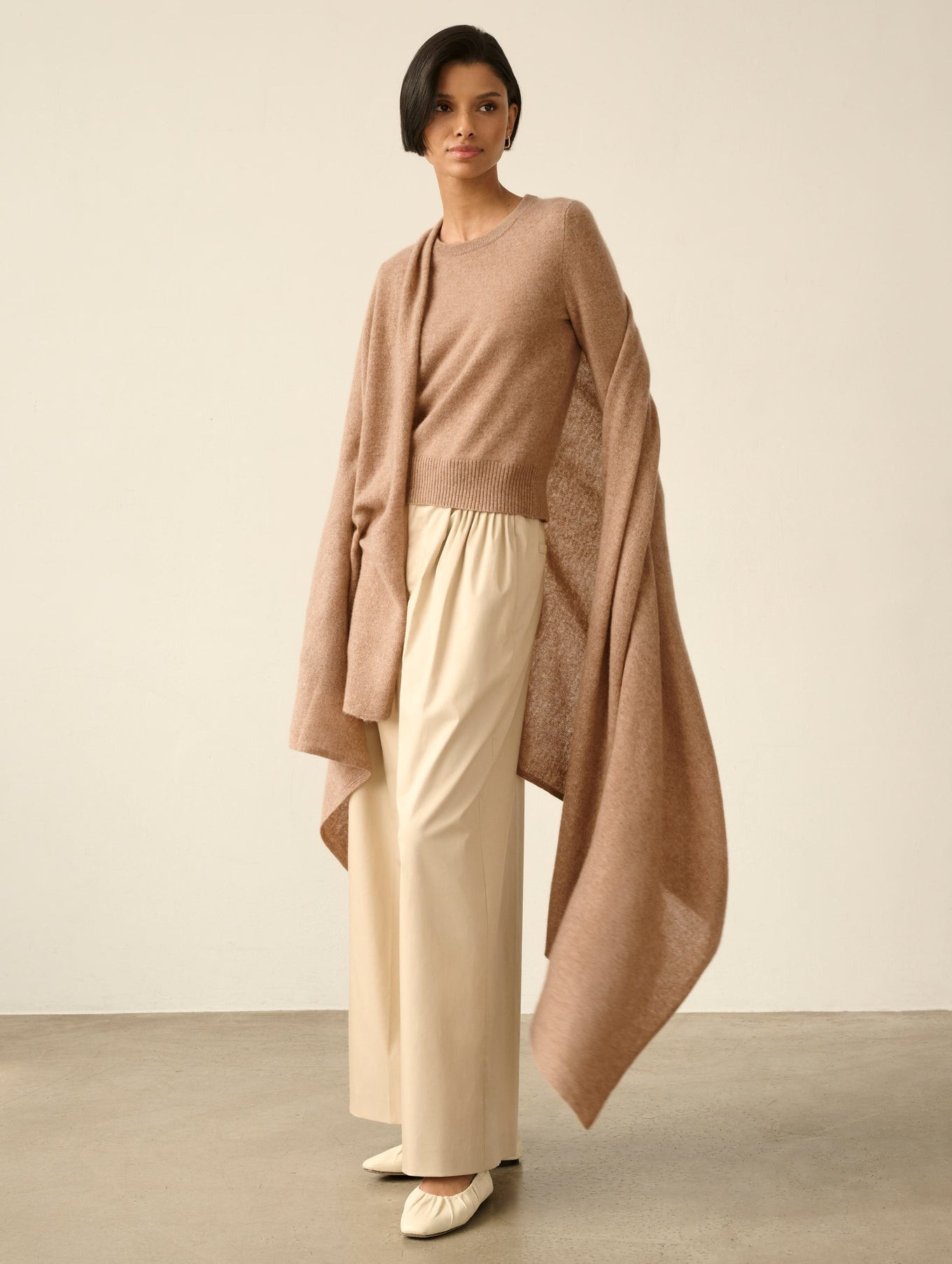 Cashmere Travel Wrap | White and Warren