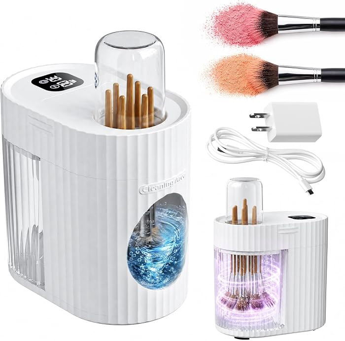 3 IN 1 Electric Makeup Brush Cleaner & Dryer, Automatic USB Deep Cleaning Machine, Portable Quick... | Amazon (US)