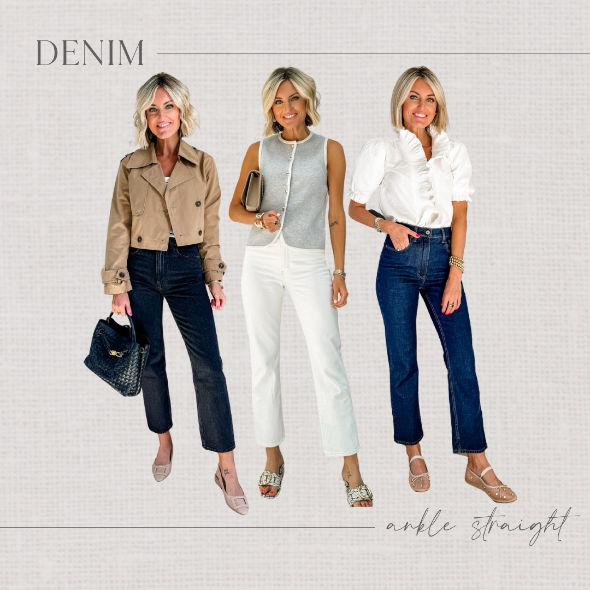 My go to straight leg denim! I am wearing a size 25! 

Loverly Grey, closet staples, fall outfit ideas 

#LTKSeasonal #LTKStyleTip