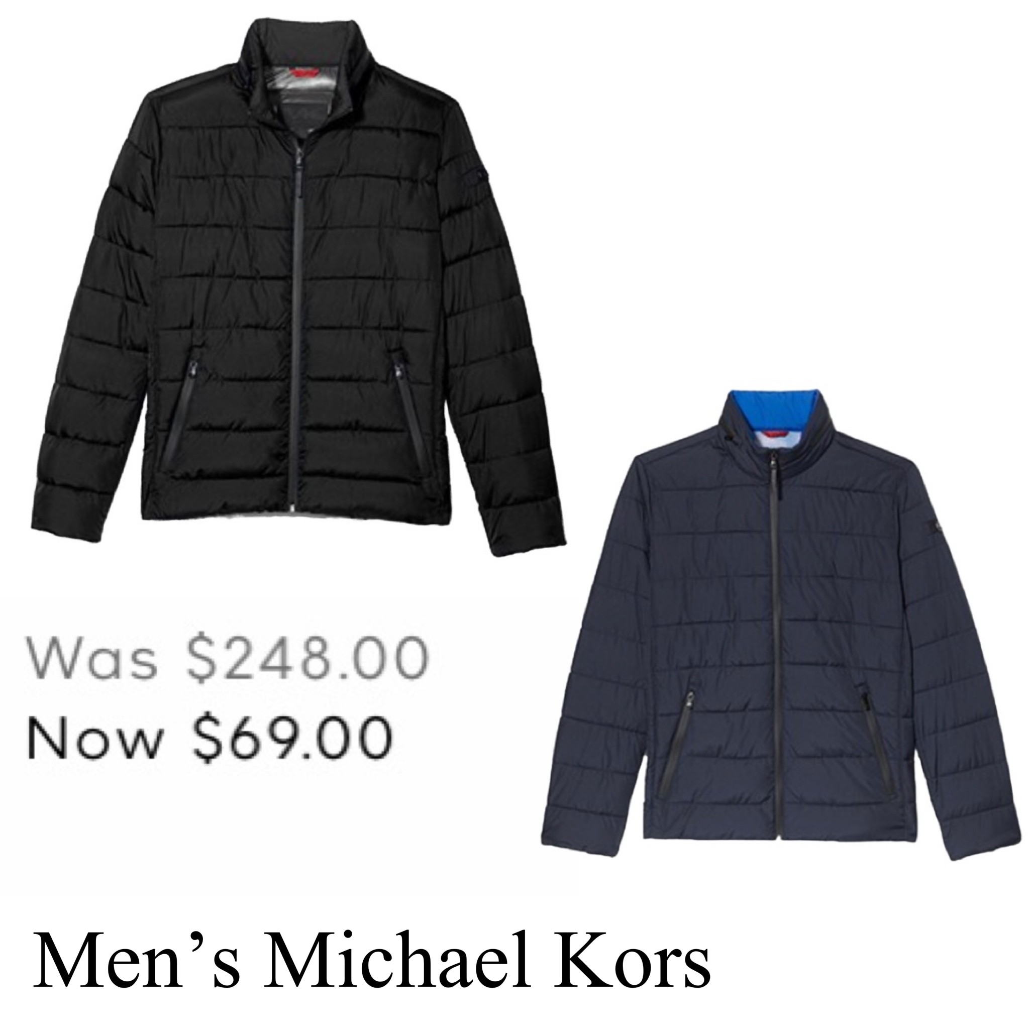 Men’s Michael Kors puffer jacket is marked down from $248 to only $69 because they only have size XS left. This would make a great big kid/teenager jacket, especially for that price!

Comes in black and navy. #designer #designersale #giftsforhim #giftsfordad #designerjacket #boysjacket #mensjacket #wintercoat 

#LTKmens #LTKSeasonal #LTKsalealert