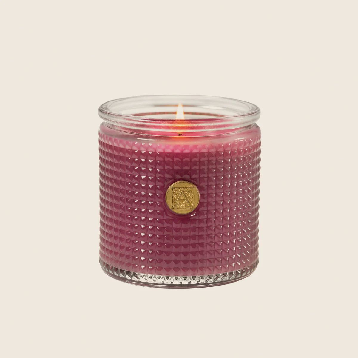 Sparkling Currant - Textured Glass Candle | Aromatique