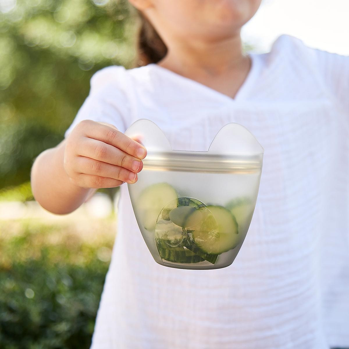 Zip Top Baby Snack Container Set of 4 | The Container Store