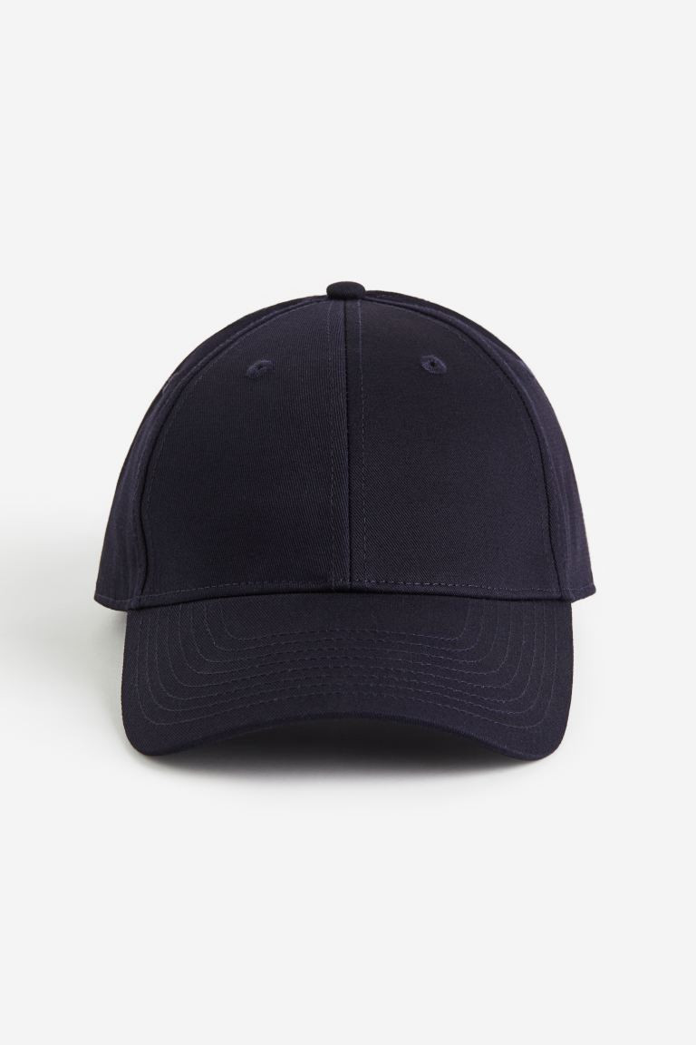 Pet van katoenen twill - Marineblauw - HEREN | H&M NL | H&M (DE, AT, CH, NL, FI)