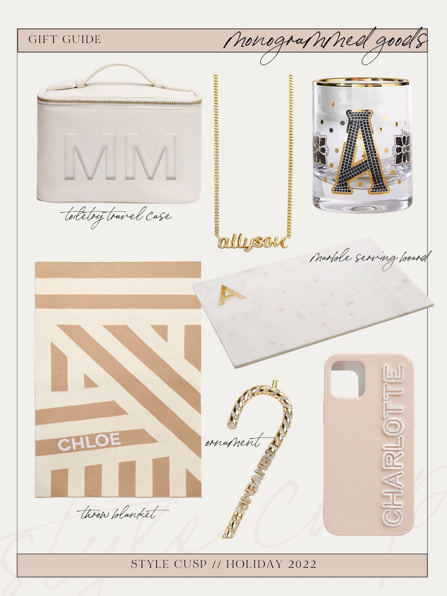 Monogrammed gift ideas, monogram gifts 

#LTKCyberweek #LTKHoliday #LTKSeasonal