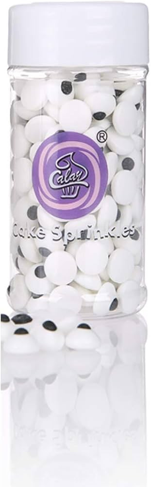 GEORLD Small Candy Eyeballs Eyes Cake Cupcake Toppers Cookie Decorations | Amazon (US)