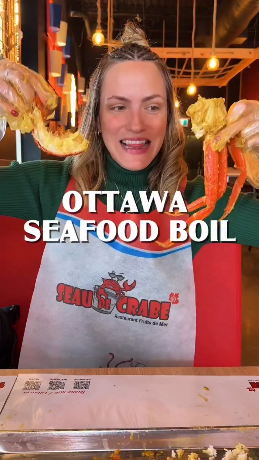 🦞 Ottawa Seafood Boil 🦀
SeauDeCrabePartner

Ottawa friends, this one is a MUST ! 🔥 

If you love bold flavours and a hands-on dining experience, Seau de Crabe needs to be on your list!

I brought a pal and we kicked things off with calamari, shrimp, and fries as the perfect app, then dove straight into their Seau de Crabe Mix platter drenched in the mild signature sauce which is sooo flavourful. We also loved our pineapple and blue raspberry fun drinks that are just as exciting as the food! 🍹 

Everything at @seaudecrabe.ottawa is taken to the next level with their in-house sauces like their tartar and dynamite sauce for a little hit of spice. 🌶️

Picture juicy crab, shrimp, lobster, corn, and potatoes with no forks needed, just gloves and delicious vibes!

This spot is such a FUN experience whether you’re planning date night, a family dinner, or satisfying a serious seafood craving.

Bring your appetite and thank me later. 😉

Send this to a friend who needs to go! 

Visit seaudecrabe.com for their menu and details. 

📍2284 Tenth Line Road unit f1, Orleans, Ottawa

@seaudecrabe 

#ottawa #ottawarestaurant #seafoodboil #seaudecrabe #ottawabusiness