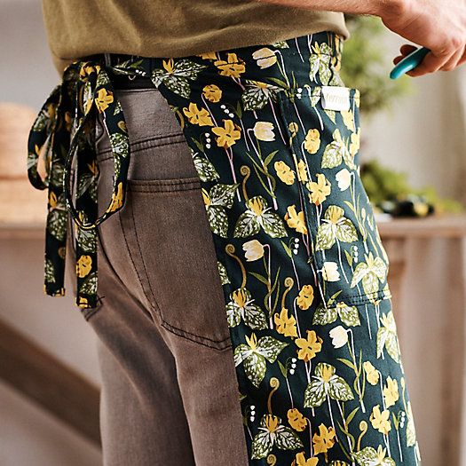 Woodland Yellow Garden Half Apron | Terrain